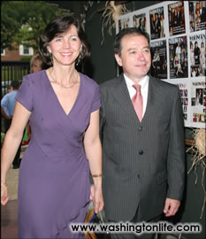 Nada Simonyi and Hungarian Amb. András Simonyi