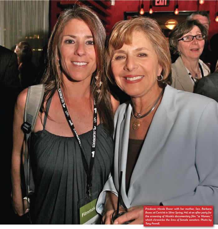Nicole Boxer and Senator Barbara Boxer