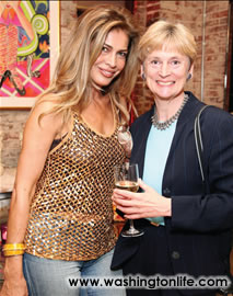 Shirin Sheybani and Kristen Peterson