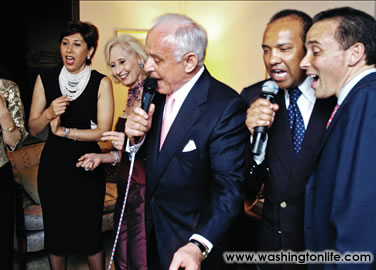 Lila Castellaneta, Willee Lewis, John Mason, Prince Idris Abdallah Al-Senussi and Ricardo Ernst