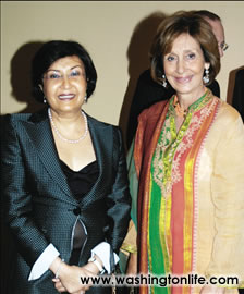 HRH Princess Nouf Bint Fahad and Maria Felice Mekouar