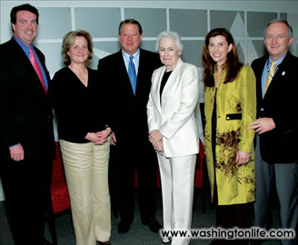 Douglas M. Duncan, Judith McHale, Al Gore, Jean Picker Firstenberg, Patricia Finneran and Terry Lierman