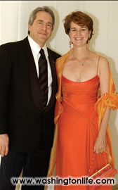 Hugh Panero, president and CEO of XM radio and Mary Beth Durkin, Gala co-chairs