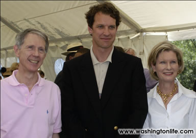 British Amb. Sir David Manning, Mark J.A. Cann and Lady Catherine Manning