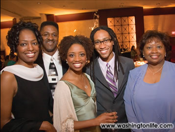 Helen Hayes Award nominee Montego Glover and family