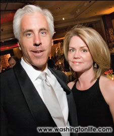 Washington Post President Stephen Hills and wife Jocelyn