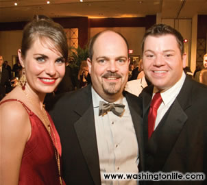 Meg Gillentine, Brad Oscar and Diego Prieto