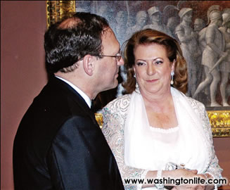 Justice Samuel Alito and Diana Bracco