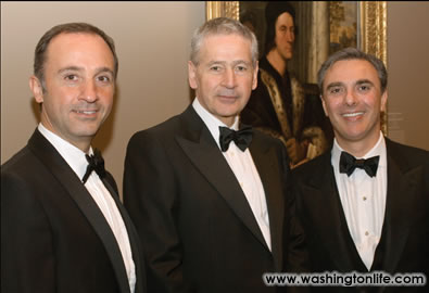 Armando Varricchio, head of economic and scientific affairs, Amb. Castellaneta and First Counselor Luca Ferrari